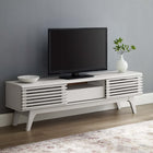 Modway Render 59" TV Stand - White-Full-Extension Center Glide Drawer