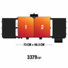 Blackstone 28" Original Omnivore Griddle With Hood-Two independently controlled cooking zones