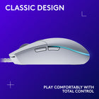 Logitech G203 LightSync RGB Gaming Mouse - White-7