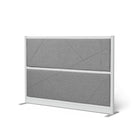 Luxor Modular Plush Wall - 70" W x 48" H-Creates quiet, distraction-free zones in shared spaces