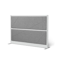 Luxor Modular Plush Wall - 70" W x 48" H-Creates quiet, distraction-free zones in shared spaces