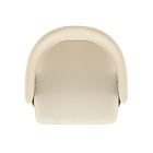 Manhattan Comfort Luce 22" Modern Textured Leatherette Upholstered Dining Chair - Sand - Set of 4-22.4" L x 23" W x 29.9" H