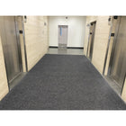 Edgewood Harbour Point Indoor/Outdoor Berber Mat - 78" x 10' - Charcoal-Backing - DB