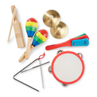 Melissa & Doug Band-in-a-Box Clap! Clang! Tap! - 10-Piece Musical Instrument Set-6
