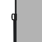 Outsunny Retractable Side Awning - 13' x 6' - Light Grey-Fix one side to a wall and another side to concrete, cement floor or wood deck for better stability