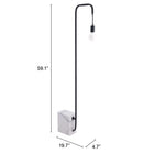 Zuo Lancia Floor Lamp - Black-6