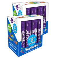 Kwik Stix Solid Tempera Paint Sticks - Purple - 12/Pack - 2 Pack-Individual coloured Kwik Stix for the ones you use the most!