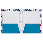 Pep Rally Report Cover - Pattern Power-Features a 3 prong clasp to hold paper in place