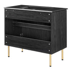 Modway Chaucer 36" Bathroom Vanity - Black-Assembly Required