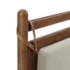 Modway Leni Queen Size Wood Platform Bed Frame - Walnut Heathered Ivory-8