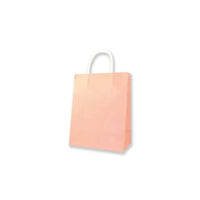 Millbrook Studios Kraft Bags - Medium - Pink - 12 Pack (00503)-10.13" x 4.75" x 7.88"