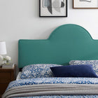 Modway Dawn Performance Velvet Full/Queen Headboard - Teal-5 Mounting Positions