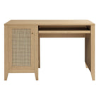 Modway Soma 47" Office Desk - Oak-Hinged Door