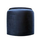 Modway Nebula Upholstered Performance Velvet Ottoman - Midnight Blue-Ottoman Capacity: 275 lbs.