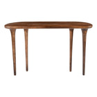 Zuo Spiker Console Table - Walnut-Rubber feet help prevent floor scratches