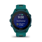 Garmin Forerunner 170 Music Smartwatch - Teal Green with Teal Green/Citron Band-HRV Status helps you gain a deeper understanding of your overall health, training, and recovery through heart rate variability by monitoring the time variations between consecutive heartbeats while you sleep