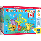 Masterpieces Puzzle Company Educational - Canada Map 36 Piece Floor Jigsaw Puzzle-Age: 3+