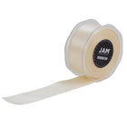 JAM Paper Double Faced Satin Ribbon - 1 1/2" W x 25 yd. - Ivory-Size: 1.5" x 25 yards