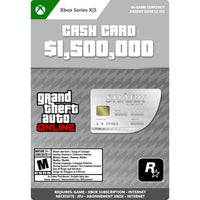 GTA Online: Great White Shark Cash Card for Xbox Series X|S [Digital Download]-Genre: Action & Adventure