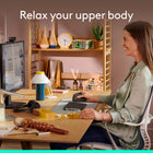 Logitech Lift Vertical Ergonomic Mouse - Graphite-Relax into focus: Settle into work with a wireless computer mouse featuring easy-to-reach customizable buttons, whisper-quiet clicks and a SmartWheel for smooth, seamless scrolling