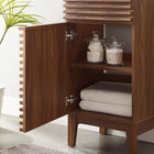 Modway Render 18" Bathroom Vanity Cabinet - Walnut-Soft-Close Door