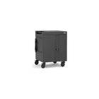 Bretford 30-Unit Cube Cart Max - Charcoal-CUBE Cart Max supports gaming and mobile workstation laptops up to 18 Inches, 240W devices