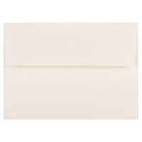 JAM Paper A6 Strathmore Invitation Envelopes - 4.75" x 6.5" - Natural White Laid - 50 Pack (29376I)-Natural White Laid
