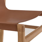 Modway Sonora Leather Dining Side Chair - Chestnut/Tan-9