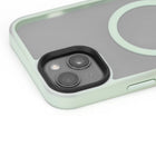 TUFF8 Glide Guard Rugged Case For iPhone 15 Pro - Light Green-Screen & Camera Protection: Designed with a raised lip for the lens and bezel of the screen to protect your camera, flash, and screen against scratches when placed face down