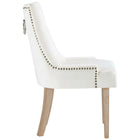 Modway Pose Performance Velvet Dining Chair - Ivory-Dense Foam Padding for Comfort
