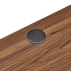 Modway Transmit 60" Wall Mount Wood Office Desk - Walnut White-9