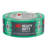 3M  2120-GR Heavy Duty Duct Tape - 1.88" W x 20 yd L - Green-Multi-surface: Multipurpose tape with improved, industrial strength adhesive that securely bonds to metal, glass, plastic, cardboard/corrugate, and laminate
