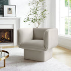 Modway Tate Performance Velvet Accent Chair - Almond-Dense Foam Padding