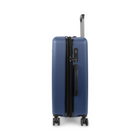 Bugatti Bordeaux Hardside Spinner Luggage - 26" - Navy-Lined interior with dividing panel, practical pockets, and tightening straps to keep content organized and in place