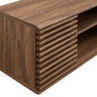 Modway Render 46" Wall-Mount Media Console TV Stand - Walnut-Adjustable Shelf