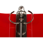 JAM Paper Plastic 1.5" 3-Ring Binder - Red-Wide front and back binder panels fully cover standard dividers and sheet protectors. Our 3 metal ring binders have 2 buttons for easy opening and closing, and a convenient pocket on the inside flap.