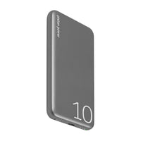 LOGiiX Piston Power 10000 mAh Aluminium Power Bank - Graphite Grey-Compact and stylish aluminium 10,000 mAh power bank with USB Power Delivery