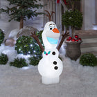 GEMMY Airblown Inflatable Christmas Standing Olaf from Frozen 2 - 48"-Deflates for easy storage