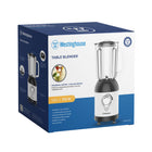 Westinghouse Modern Touch Table Blender - White-6 stainless steel blades for maximum blending power