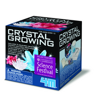 4M Crystal Growing - Bilingual-Simply fill the container with water, pour in the base compound and seeding powder, then watch your crystal grow in the next 4-7 days