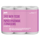 Perk 2-Ply Bathroom Tissue - 242 Sheets Per Roll - 4 Packs of 12 Rolls - 48 Rolls-Ultra Soft and Strong