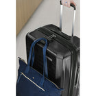 Samsonite Quest-X Spinner Medium Expandable - 27.5" - Black-Mounted TSA-approved lock provides added security for your belongings