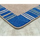 Joy Carpets Seeing Stripes Area Rug - 7'8" x 10'9" - Pastel-SoftFlex Backing eliminates wrinkles and rugs lie flat