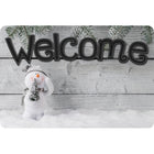 Ashley Productions The Original Fun Mat Welcome Mat - 15.5" x 23.5" - Shiplap Snowman Welcome-Measurement & Design: The Shiplap Snowman Welcome Mat measures 15.5" x 23.5".