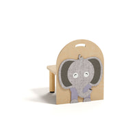 Mitybilt WildWoods Chair - Elephant -Backrest with printed P.E.T. acoustic felt, Elephant