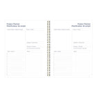 Blueline 2027 Weekly/Monthly Planner with Gold Twin-Wire Binding - 11" x 8-1/2" - Minimalist-Floral Designs