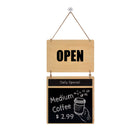 Royal Sovereign Hanging Open/Close Business Sign - 9" W x 22" H-9 in x 22in Hanging Business Open/Close Sign with Message Board