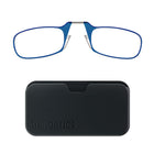 ThinOptics Reader with Universal Black Pod - 1.5 - Blue-Comes in two beautiful styles, the rectangular Brooklyn and the oval Manhattan, and is flattering on both men and women.