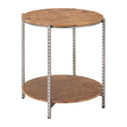 Zuo Adna Side Table - Brown-Colour: Brown