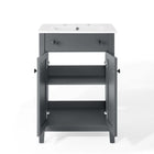 Modway Nantucket 24" Bathroom Vanity - Grey/White-9